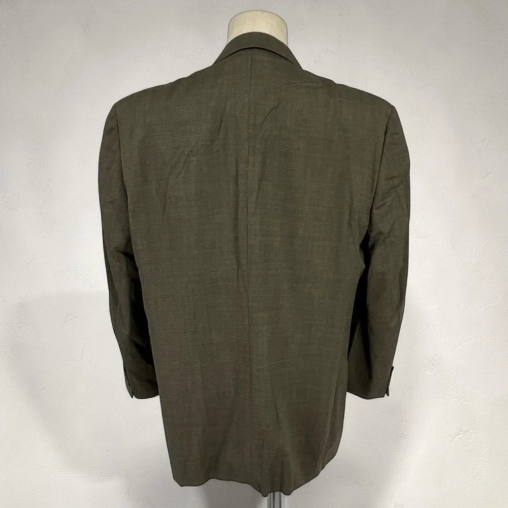 Joseph Abboud Nordstrom Mens‎ 44L Blazer Gray Super 100s Wool 3-Button Casual